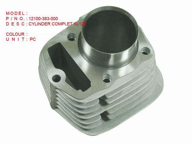 XL125 CYLINDER COMPLET 