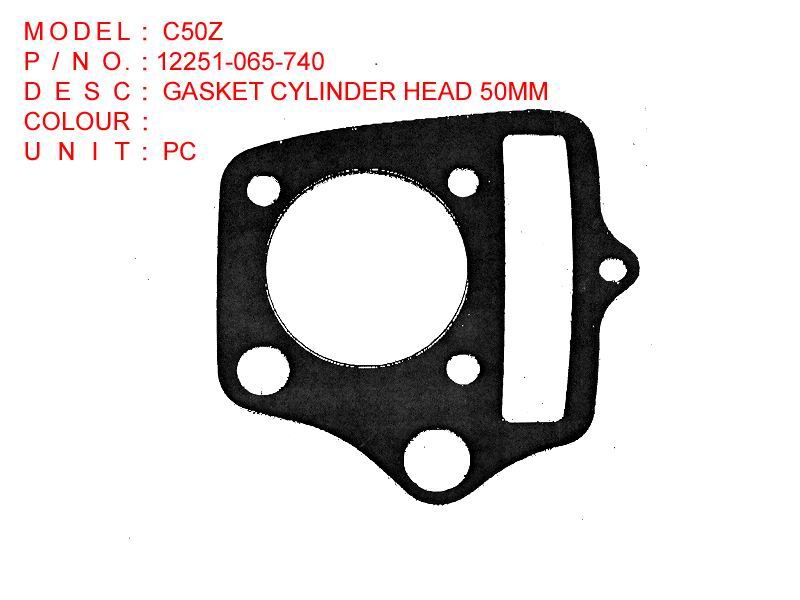 12251-065-740 OR GASKET CYLINDER HEAD 50MM OR C50Z