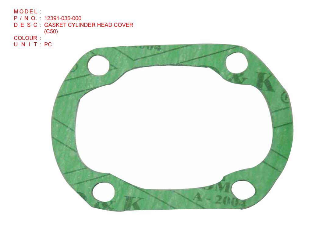 12391-035-000GASKET CYLINDER HEAD COVER