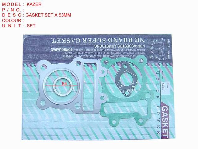 GASKET SET A 53MM_KAZER
