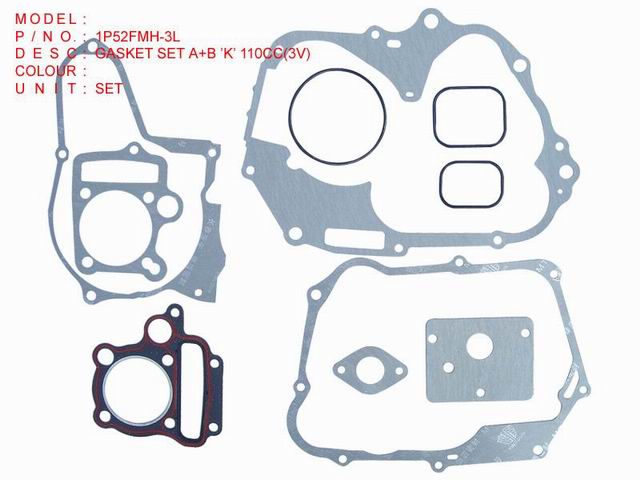 1P52FMH-3L_GASKET SET A+B 'K' 110CC(3V)
