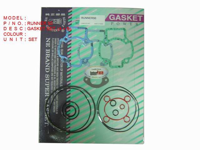 RUNNER 50 GASKET SET, (A + B)