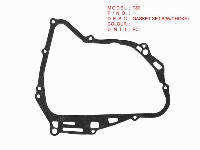 GASKET SET,B,W-CHOKE_T80