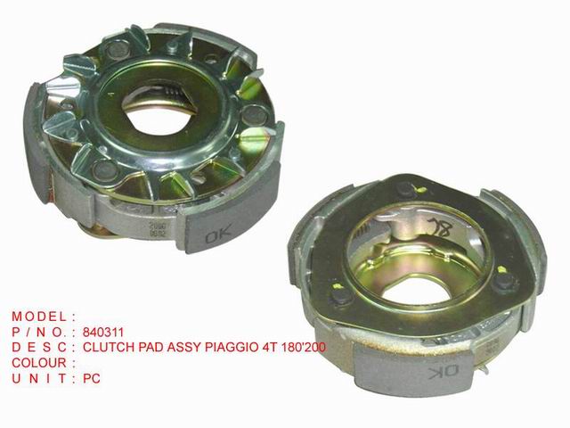 840311 CLUTCH PAD ASSY PIAGGIO 4T 180'200