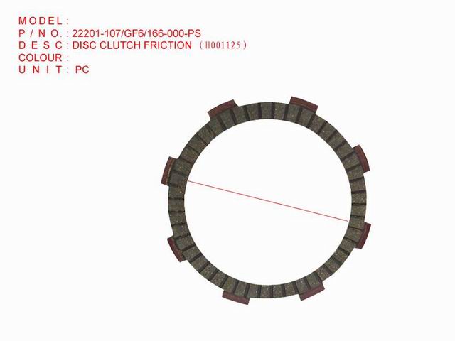 22201-107GF6166-000_DISC CLUTCH FRICTION