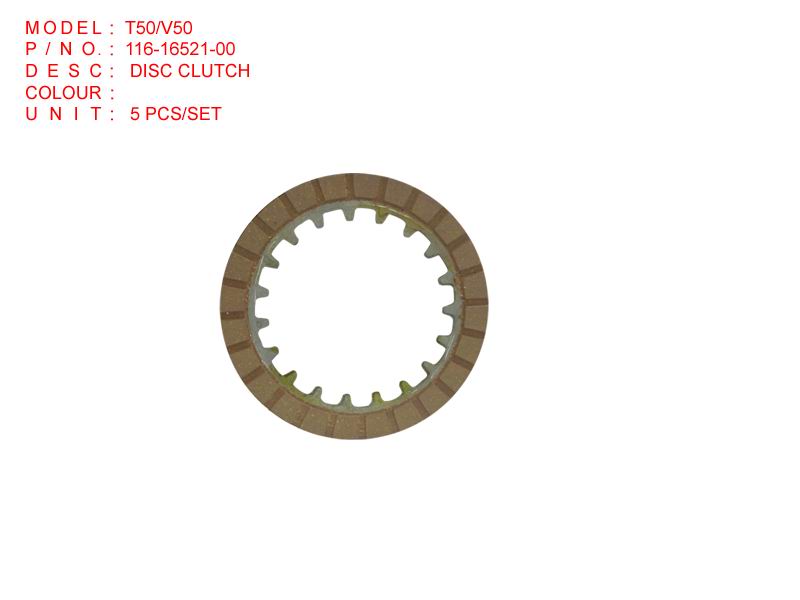 116-16521-00_DISC CLUTCH FRICTION SET_T50_V50