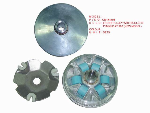 CM144404 FRONT PULLEY WITH ROLLERS