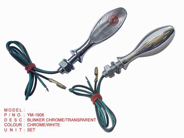YM-1908_BLINKER CHROME'TRANSP ARENT_CHROME'WHITE