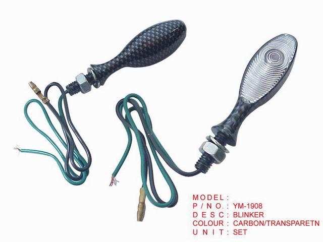 YM-1908_ BLINKER_ CARBON'TRANSPARENT