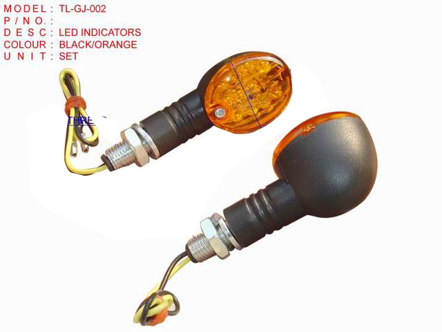 TL-GJ-002_ LED INDICATORS BLACK'ORANGE