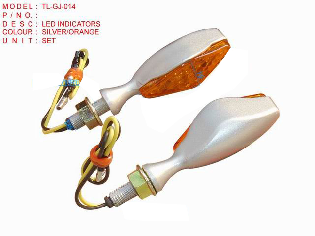 TL-GJ-014 _ LED INDICATORS SILVER'ORANGE