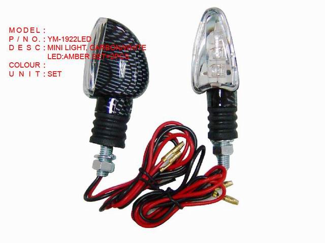 YM-1922LED MINI LIGHT, CARBON WHITE