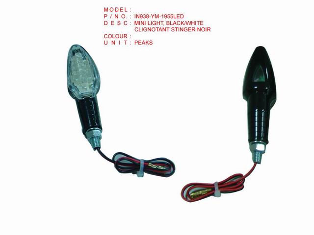 IN938-YM-1955LED MINI LIGHT, BLACK WHITE