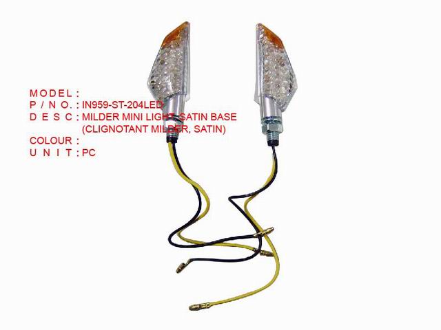 IN959-ST-204LED MILDER MINI LIGHT, SATIN BASE