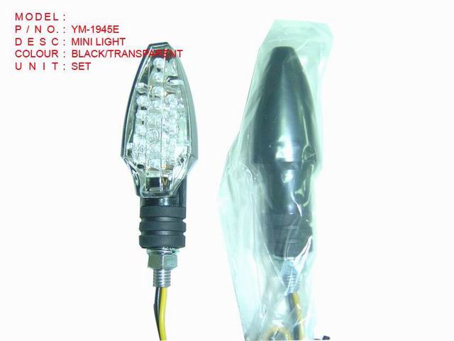 YM-1945E MINI LIGHT,BLACK-TRANSPARENT