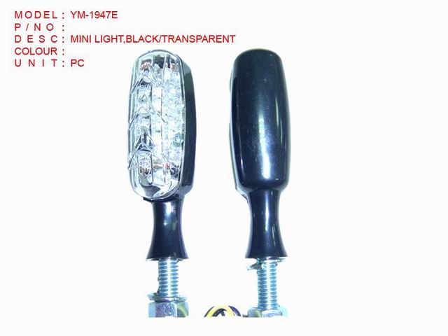 YM-1947E MINI LIGHT,BLACK-TRANSPARENT