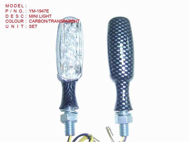 YM-1947E MINI LIGHT,CARBON-TRANSPARENT