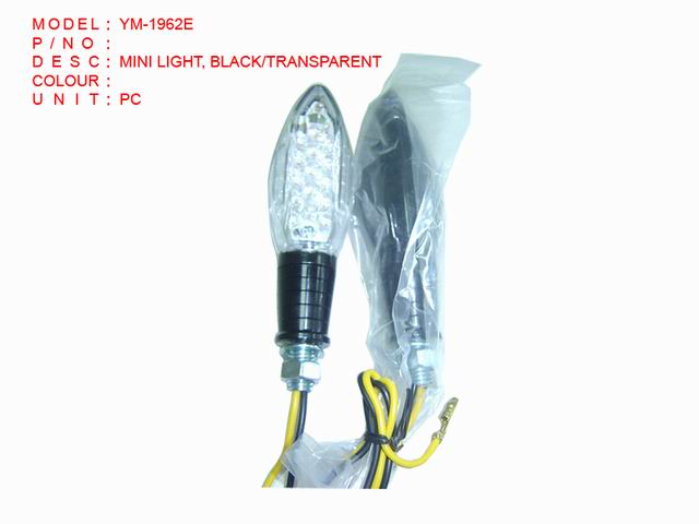 YM-1962E MINI LIGHT,BLACK-TRANSPARENT