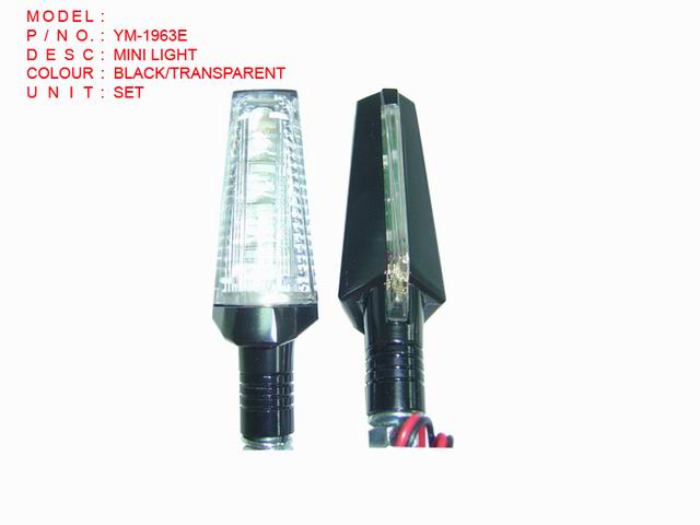 YM-1963E MINI LIGHT,BLACK-TRANSPARENT