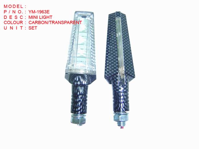 YM-1963E MINI LIGHT,CARBON-TRANSPARENT