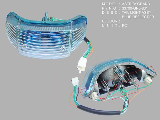 33700-GN5-831_TAIL LIGHT ASSY,BLUE_ASTREA GRAND