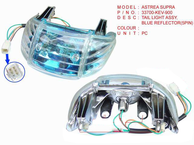 33700-KEV-900_TAIL LIGHT ASSY,BLUE_ASTREA SUPRA