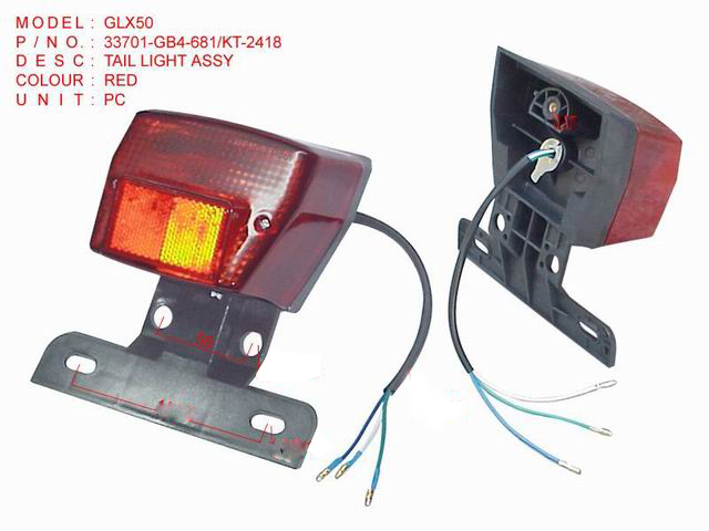 33701-GB4-681_KT-2418_TAIL LIGHT ASSY,RED_GLX50