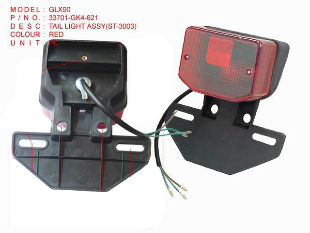 33701-GK4-621_TAIL LIGHT ASSY,RED_GLX90