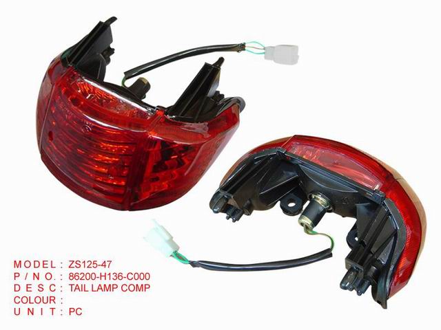 86200-H136-C000_ TAIL LAMP COMP_ ZS125-47