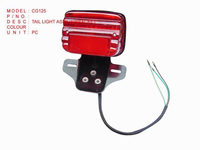 TAIL LIGHT ASSY W,BRACKET OR CG125