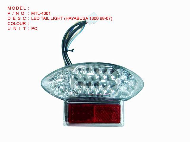 MTL-4001 LED TAIL LIGHT (HAYABUSA 1300 98-07)