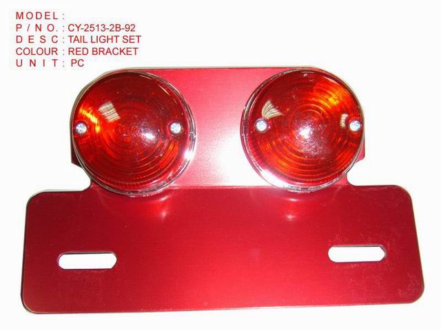 CY-2513-2B-92_TAIL LIGHT SET RED BRACKET