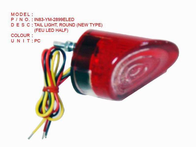 IN83-YM-2899ELED TAIL LIGHT, ROUND (NEW TYPE)