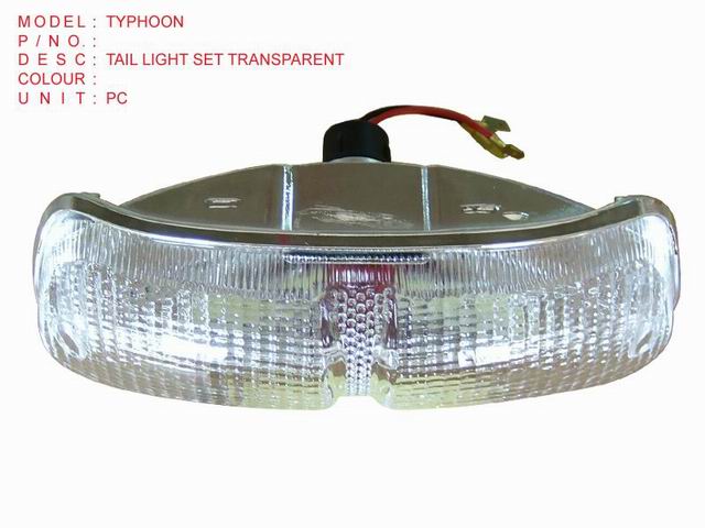 TAIL LIGHT SET TRANSPARENT_TYPHOON