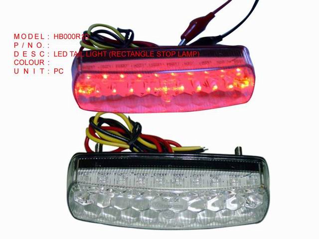 HB000R10 LED TAIL LIGHT RECTANGLE STOP LAMP