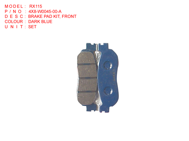 4X8-W0045-00-A_BRAKE PAD KIT FRONT _ RX115