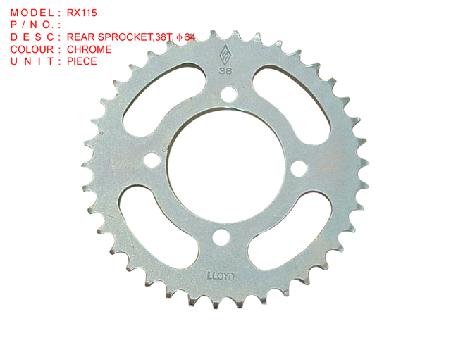 REAR SPROCKET,38T_RX115