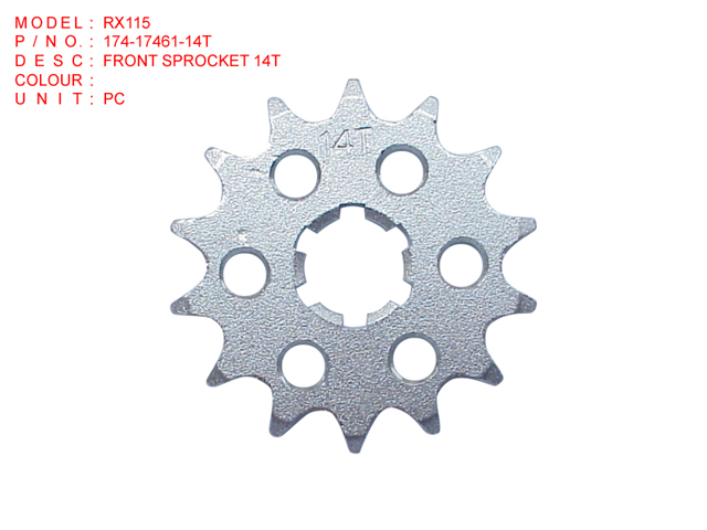 174-17461-14T_FRONT SPROCKET 14T_RX115