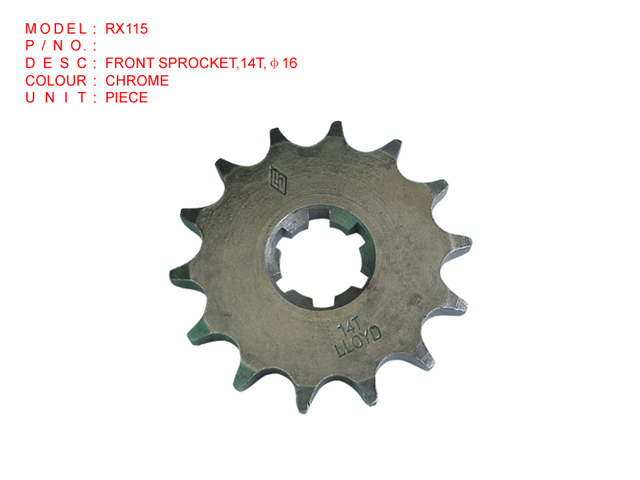 FRONT SPROCKET,14T_RX115