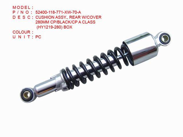 52400-118-771-XW-70-A CUSHION ASSY., REAR W COVER