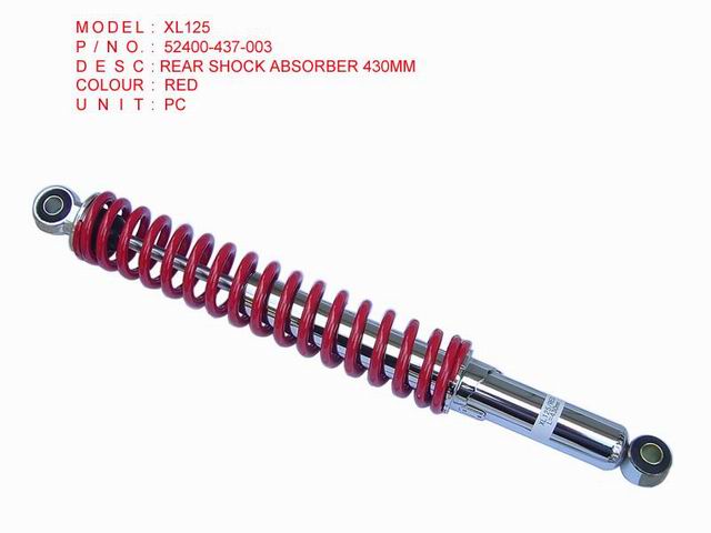 52400-437-003_REAR SHOCK ABSORBER 430MM_XL125