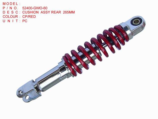 52400-GWO-60_CUSHION ASSY REAR 265MM_CP'RED