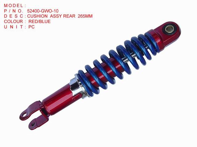 52400-GWO-10_CUSHION ASSY REAR 265MM_RED'BLUE