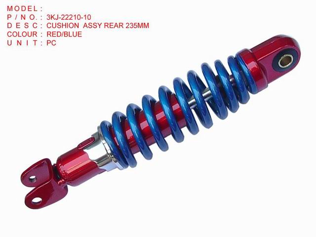 3KJ-22210-10_ CUSHION ASSY REAR 235MM_RED'BLUE