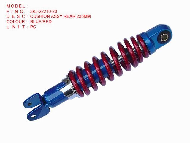 3KJ-22210-20_CUSHION ASSY REAR 235MM_BLUE'RED