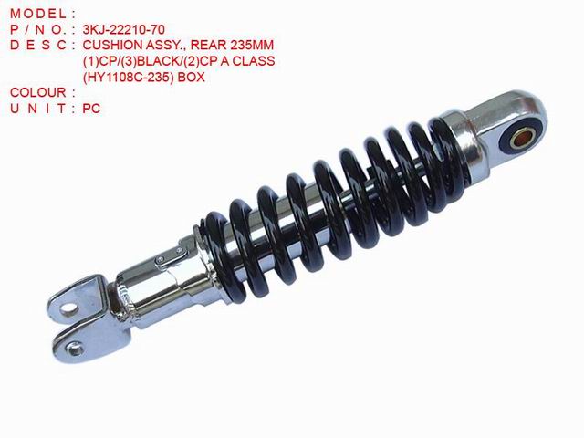 3KJ-22210-70_ CUSHION ASSY REAR 235MM_CP'BLACK