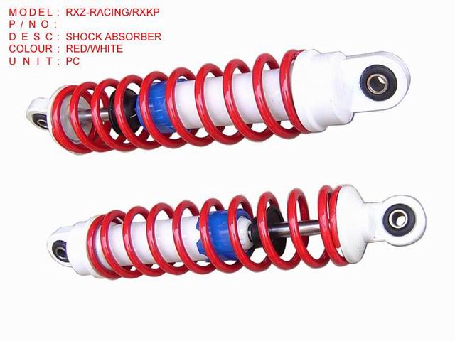 ABSORBER WHITE,RED SPRING_RXZ-RACING_RXKP