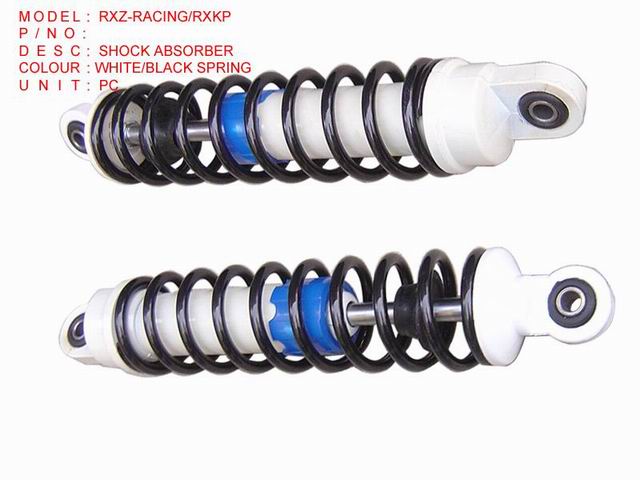 SHOCK ABSORBER WHITEBLACK SPRING_RXZ-RACING_RXKP