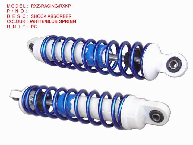 SHOCK ABSORBER WHITE,BLUB SPRING_RXZ-RACING,RXKP