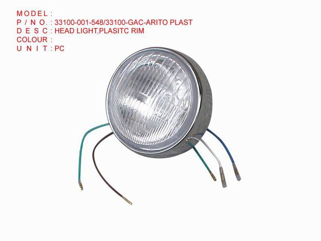 33100-001-548_HEAD LAMP,PLASITC RIM